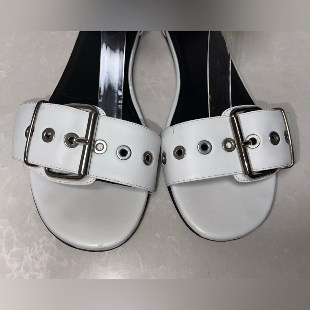 EUC Balenciaga Belt Flat Ankle Strap Sandal. Size 39 - Picture 7 of 12